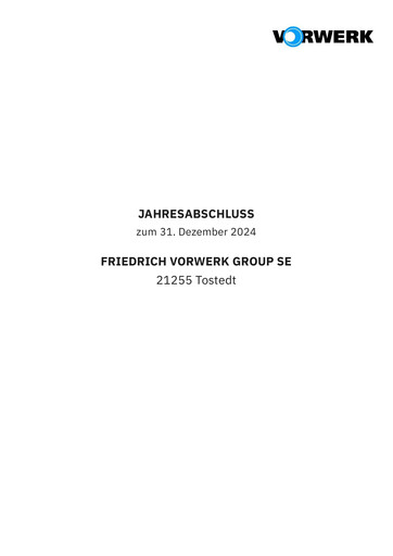 Thumbnail Friedrich Vorwerk Group Financial Statement 2024
