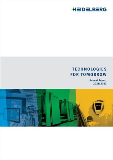 Thumbnail Heidelberger Druckmaschinen Annual Report 2021-2022