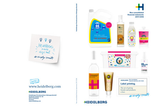 Thumbnail Heidelberger Druckmaschinen Financial Statement 2017-2018