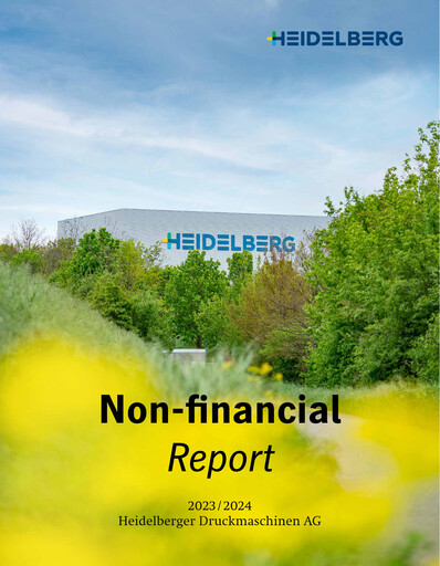 Thumbnail Heidelberger Druckmaschinen Sustainability Report 2023-2024