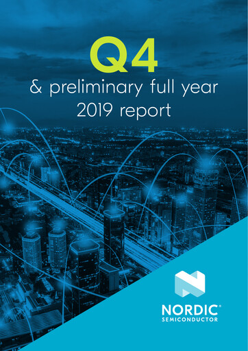 Vorschaubild Nordic Semiconductor
 Quartalsbericht 2019-q4