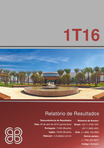 Thumbnail Multiplan Empreendimentos Imobiliários Quarterly Report 2016-q1