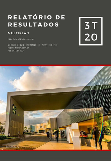 Thumbnail Multiplan Empreendimentos Imobiliários Quarterly Report 2020-q3