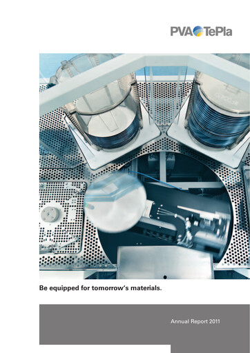 Thumbnail PVA TePla AG Annual Report 2011