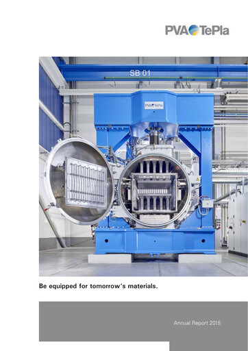 Thumbnail PVA TePla AG Annual Report 2015