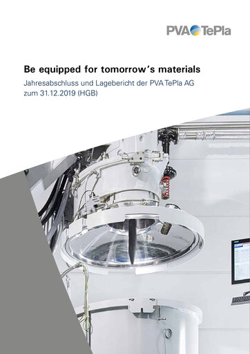 Miniature PVA TePla AG Bilan financier 2019