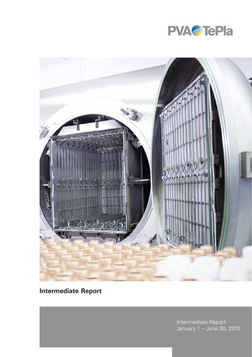 Miniature PVA TePla AG Rapport semestriel 2013-h1