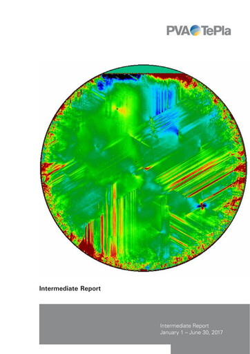 Miniature PVA TePla AG Rapport semestriel 2017-h1