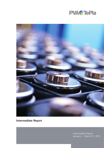 Miniature PVA TePla AG Rapport trimestriel 2013-q1