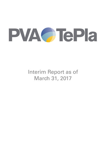 Miniature PVA TePla AG Rapport trimestriel 2017-q1