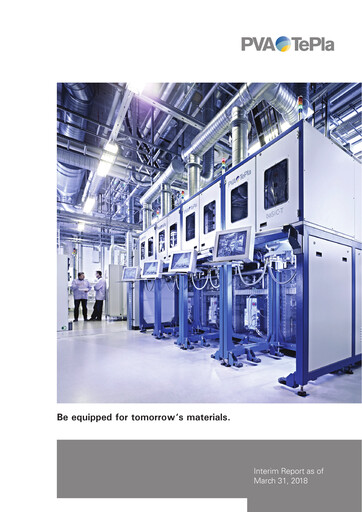 Miniature PVA TePla AG Rapport trimestriel 2018-q1