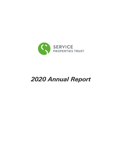 Thumbnail Service Properties Trust Annual Report 2020