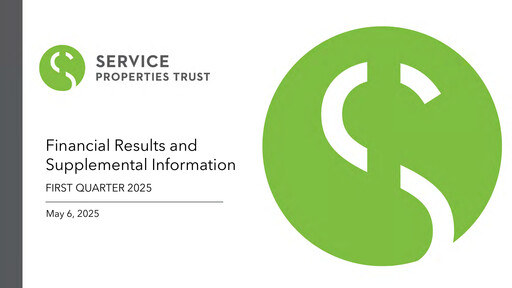 Thumbnail Service Properties Trust Quarterly Report 2025-q1