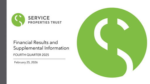 Thumbnail Service Properties Trust Quarterly Report 2025-q4