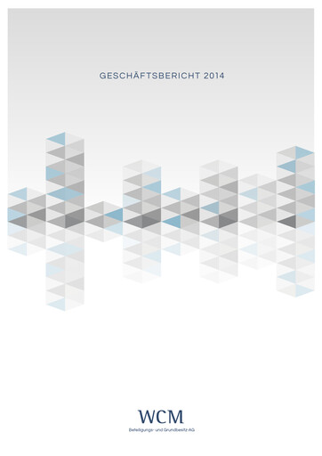Thumbnail WCM Beteiligungs- und Grundbesitz Annual Report 2014