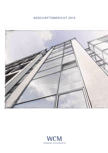 Thumbnail WCM Beteiligungs- und Grundbesitz Annual Report 2015