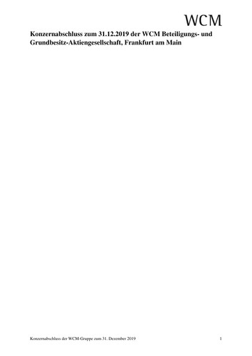 Thumbnail WCM Beteiligungs- und Grundbesitz Financial Statement 2019