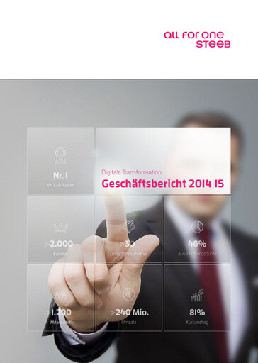 Vorschaubild All for One Group Jahresbericht 2014-2015