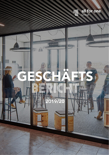 Vorschaubild All for One Group Jahresbericht 2019-2020