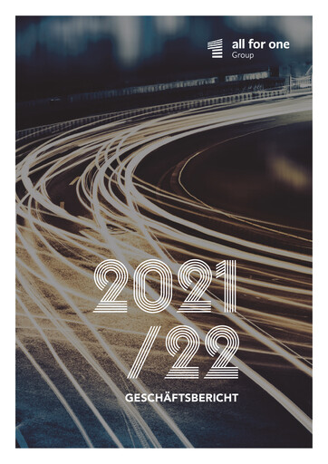 Thumbnail All for One Group Annual Report 2021-2022
