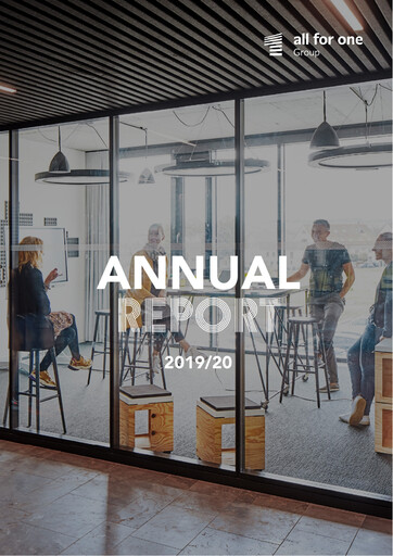 Thumbnail All for One Group Annual Report 2019-2020
