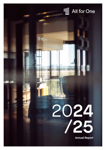 Thumbnail All for One Group Annual Report 2024-2025