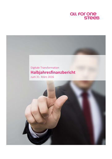 Vorschaubild All for One Group Halbjahresbericht 2016-h1