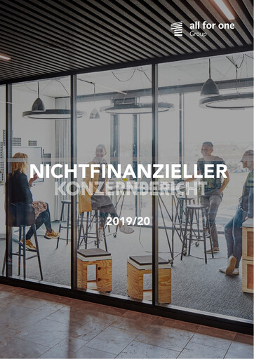 Thumbnail All for One Group Sustainability Report 2019-2020