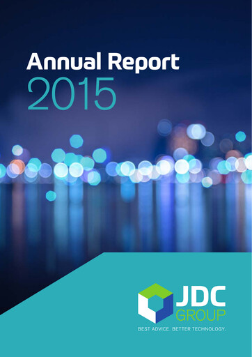 Thumbnail JDC Group AG Annual Report 2015