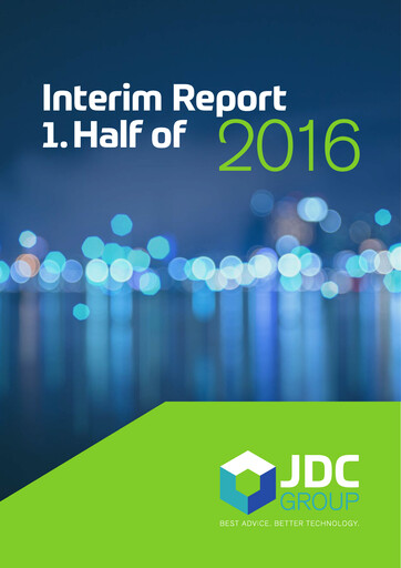 Miniature JDC Group AG Rapport semestriel 2016-h1