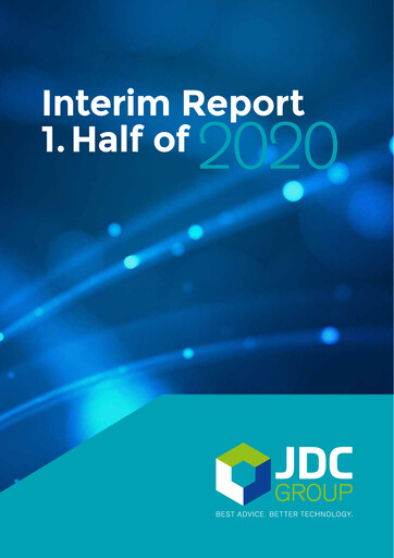 Miniature JDC Group AG Rapport semestriel 2020-h1