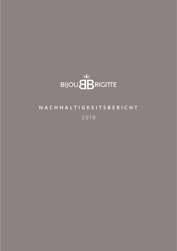 Thumbnail Bijou Brigitte Sustainability Report 2019