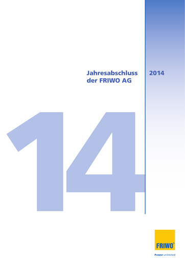 Thumbnail FRIWO Financial Statement 2014