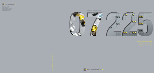 Thumbnail MAX Automation Annual Report 2007