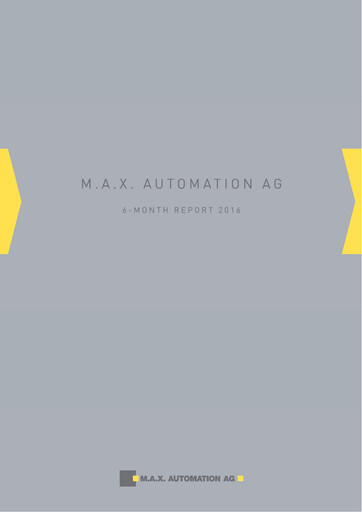 Thumbnail MAX Automation Half-year Report 2016-h1
