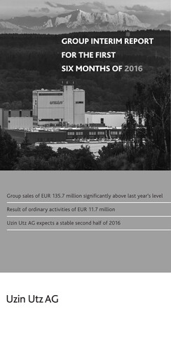 Vorschaubild Uzin Utz Halbjahresbericht 2016-h1