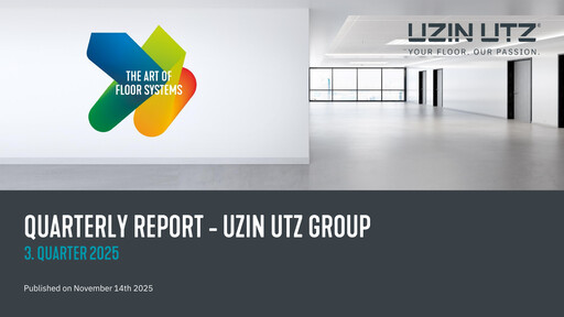 Thumbnail Uzin Utz Quarterly Report 2025-q3