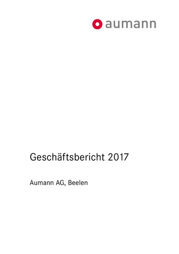 Thumbnail Aumann AG Annual Report 2017