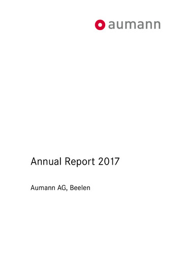 Thumbnail Aumann AG Annual Report 2017