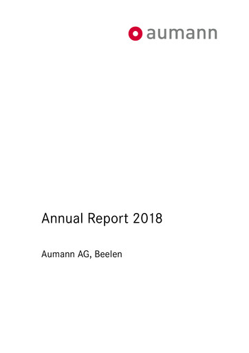 Thumbnail Aumann AG Annual Report 2018