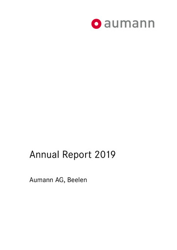 Thumbnail Aumann AG Annual Report 2019