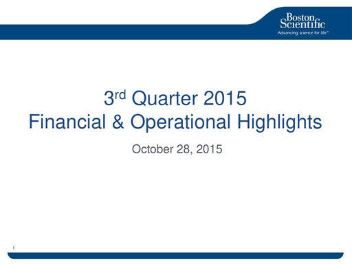 Thumbnail Boston Scientific Quarterly Report 2015-q3
