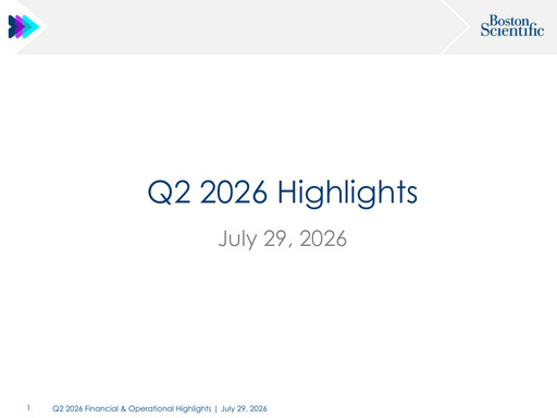 Thumbnail Boston Scientific Quarterly Report 2026-q2