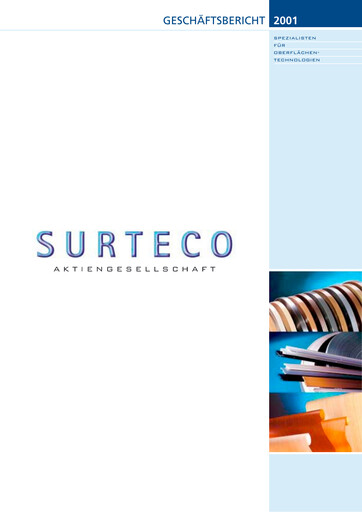 Thumbnail Surteco Group Annual Report 2001