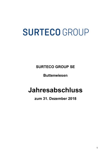 Thumbnail Surteco Group Financial Statement 2018
