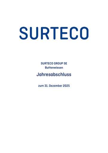 Thumbnail Surteco Group Financial Statement 2025