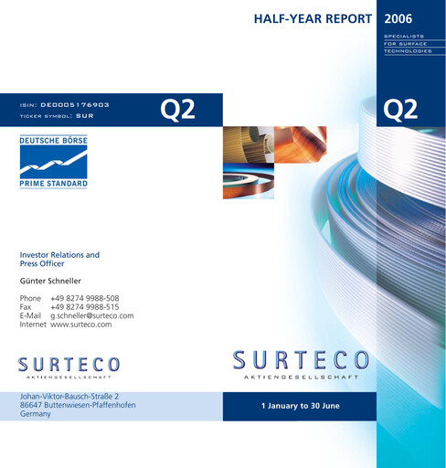 Thumbnail Surteco Group Half-year Report 2006-h1