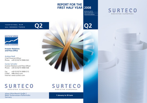 Thumbnail Surteco Group Half-year Report 2008-h1