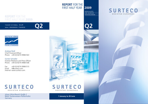 Thumbnail Surteco Group Half-year Report 2009-h1