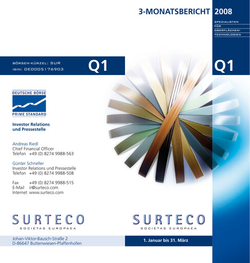 Thumbnail Surteco Group Quarterly Report 2008-q1
